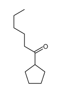 1-cyclopentylhexan-1-one结构式
