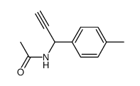 Acetamide,N-[1-(4-methylphenyl)-2-propynyl]- (9CI)结构式
