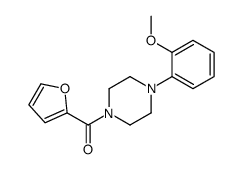 furan-2-yl-[4-(2-methoxyphenyl)piperazin-1-yl]methanone Structure