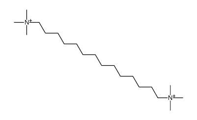 trimethyl-[14-(trimethylazaniumyl)tetradecyl]azanium结构式