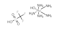 Ruthenium (3+), pentammineaqua-, (OC-6-22), salt with trifluoromethanesulfonic acid (1:3) structure