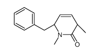 (2S,5S)-2-benzyl-1,5-dimethyl-2,5-dihydropyridin-6-one结构式