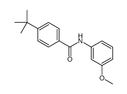4-tert-butyl-N-(3-methoxyphenyl)benzamide Structure