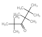 2,2,4,4,5,5-hexamethylhexan-3-one Structure