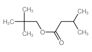 Butanoic acid,3-methyl-, 2,2-dimethylpropyl ester Structure