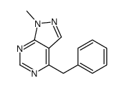 4-benzyl-1-methylpyrazolo[3,4-d]pyrimidine Structure