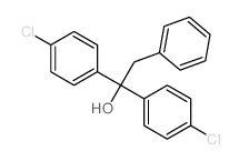 Benzeneethanol, a,a-bis(4-chlorophenyl)-结构式