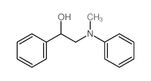 Benzenemethanol, a-[(methylphenylamino)methyl]- Structure