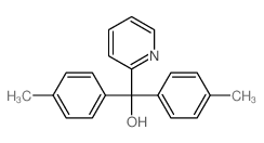 2-Pyridinemethanol, a,a-bis(4-methylphenyl)-结构式