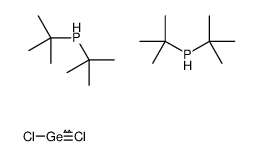 ditert-butylphosphane,dichlorogermanium Structure