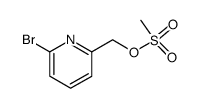 (6-bromopyridin-2-yl)methyl methanesulfonate结构式
