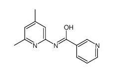 3-Pyridinecarboxamide,N-(4,6-dimethyl-2-pyridinyl)-(9CI)结构式