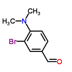 3-Bromo-4-(dimethylamino)benzaldehyde structure