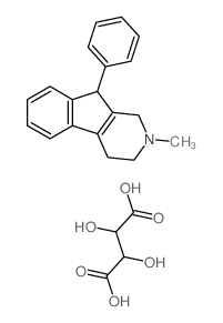 Phenindamine hydrogen tartrate Structure