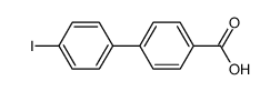 4'-iodo-4-biphenylcarboxylic acid结构式