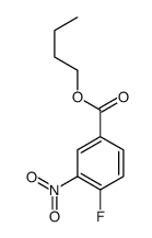 butyl 4-fluoro-3-nitrobenzoate结构式