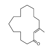 (E)-3-methyl-2-cyclopentadecen-1-one结构式