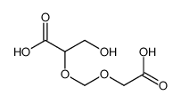 2-(carboxymethoxymethoxy)-3-hydroxypropanoic acid Structure