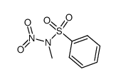 N-methyl-N-nitro-benzenesulfonamide结构式