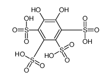 5,6-dihydroxybenzene-1,2,3,4-tetrasulfonic acid Structure