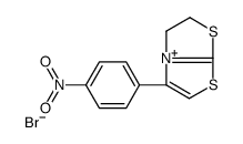 5-(4-nitrophenyl)-2,3-dihydro-[1,3]thiazolo[2,3-b][1,3]thiazol-4-ium,bromide结构式