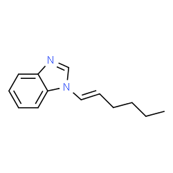 1H-Benzimidazole,1-(1E)-1-hexenyl-(9CI) structure