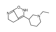 4H-Pyrrolo[3,2-d]isoxazole,3-(1-ethyl-3-piperidinyl)-5,6-dihydro-(9CI)结构式