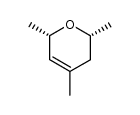 (2R,6S)-2,4,6-trimethyl-3,6-dihydro-2H-pyran Structure