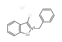 2-Benzyl-3-chloro-1,2.lambda.~5~-benzoselenazole结构式
