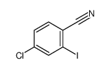 4-氯-2-碘苯甲腈结构式