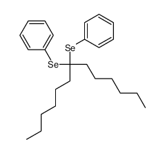 7-phenylselanyltridecan-7-ylselanylbenzene Structure