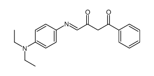 4-[4-(diethylamino)phenyl]imino-1-phenylbutane-1,3-dione结构式