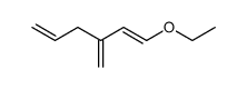 (E)-1-Ethoxy-3-methylene-hexa-1,5-diene结构式