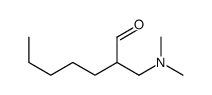 2-[(dimethylamino)methyl]heptanal Structure