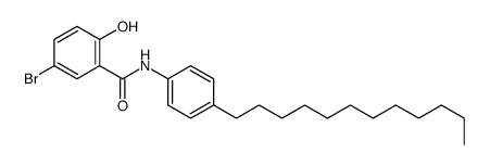 5-bromo-N-(4-dodecylphenyl)-2-hydroxybenzamide结构式