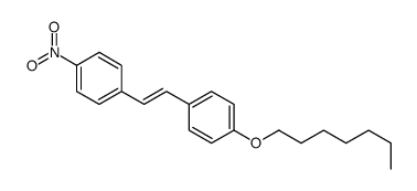 1-[2-(4-heptoxyphenyl)ethenyl]-4-nitrobenzene Structure
