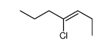 4-chlorohept-3-ene结构式