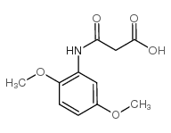 2,5-Dimethoxyphenylcarbamoylacetic acid结构式