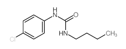 Urea,N-butyl-N'-(4-chlorophenyl)- structure