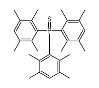 sulfanylidene-tris(2,3,5,6-tetramethylphenyl)-λ5-phosphane Structure