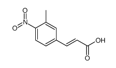 3-(3-methyl-4-nitrophenyl)prop-2-enoic acid Structure