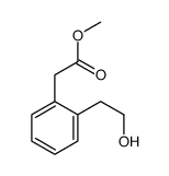 methyl 2-[2-(2-hydroxyethyl)phenyl]acetate Structure