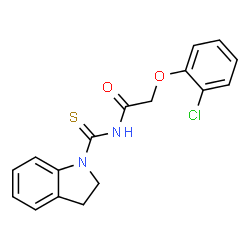 2-(2-chlorophenoxy)-N-(2,3-dihydro-1H-indol-1-ylcarbonothioyl)acetamide picture