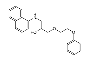 1-(naphthalen-1-ylamino)-3-(2-phenoxyethoxy)propan-2-ol Structure