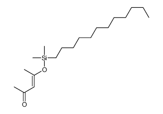 4-[dodecyl(dimethyl)silyl]oxypent-3-en-2-one结构式