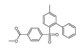 methyl 4-(4-methyl-2-phenylphenyl)sulfonylbenzoate结构式