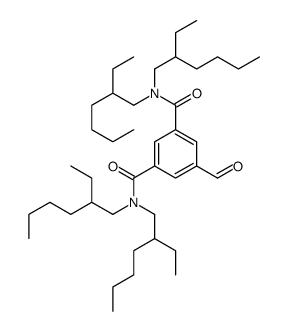 1-N,1-N,3-N,3-N-tetrakis(2-ethylhexyl)-5-formylbenzene-1,3-dicarboxamide Structure