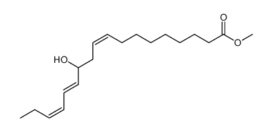 Methyl 12-Hydroxy-cis-9,trans-13,cis-15-octadecatrienoat结构式