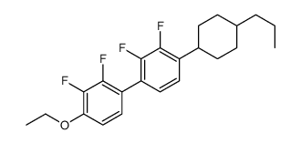 1-[2,3-difluoro-4-(4-propylcyclohexyl)phenyl]-4-ethoxy-2,3-difluorobenzene结构式