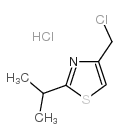 4-(Chloromethyl)-2-isopropylthiazole hydrochloride structure